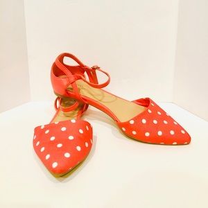 🌹Like New Polka Dot Flats
